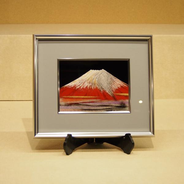 経典 赤富士 大角博明 伝統工芸輪島塗沈金富士山 開運 風水 絵画 